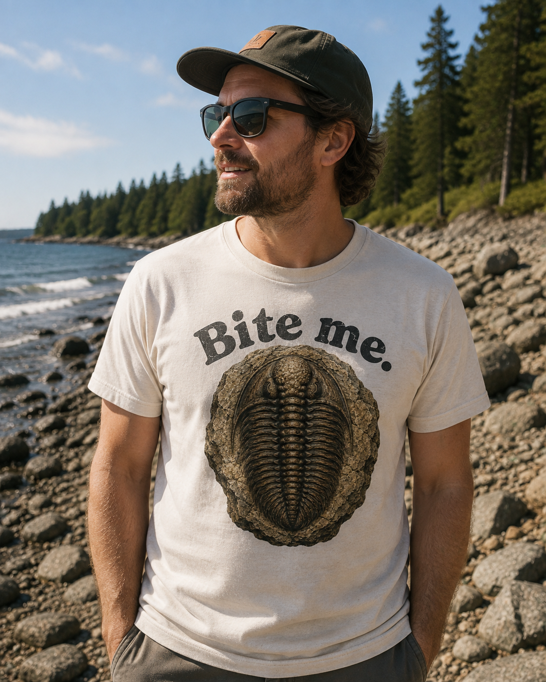 Bite Me! Trilobite Fossil T-Shirt