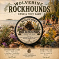 Rockhounds Hand and Foot Balm. Soothing and Repairing with All Natural hand selected ingredients.