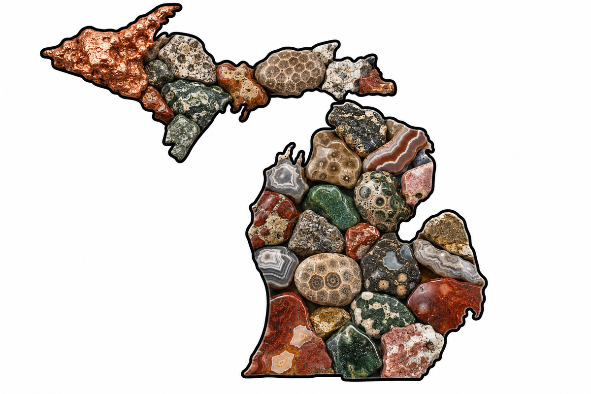 Michigan Rock Mix Sticker