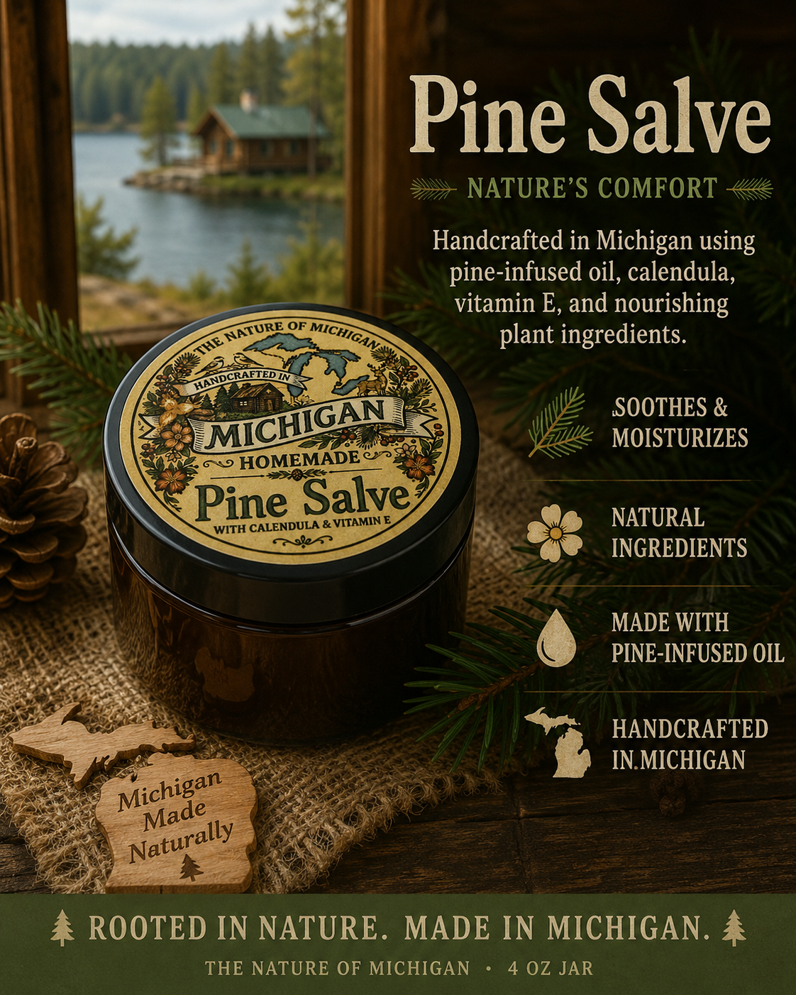 Pine Salve by The Nature of Michigan.